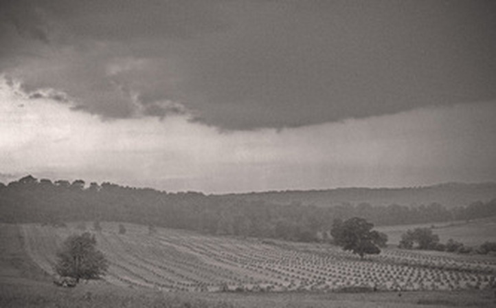 Downpour on Ohio Farmland