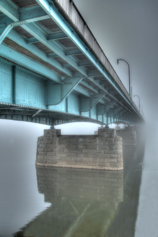 Blue Pennsylvania Bridge Nature Photography