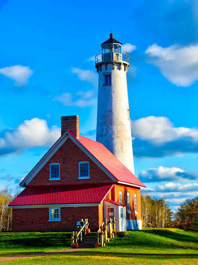 Tawas point lighthouse michigan photography