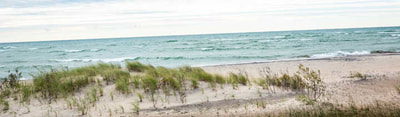 Landscape Photography of Lake Huron Beach Waves and Sand