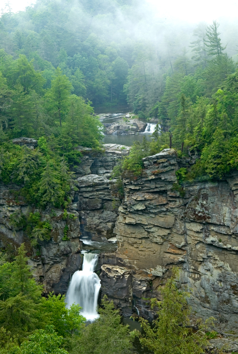 Linville Falls North Carolina Waterfall Photography