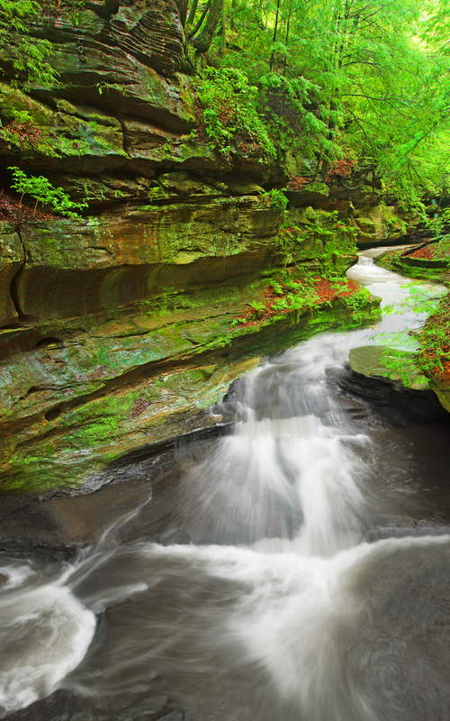 Hocking Hills, Ohio Nature Photography of Waterfalls and Shale