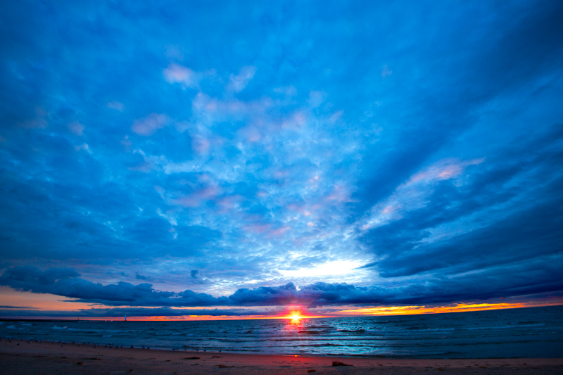 Michigan Beach Sunset