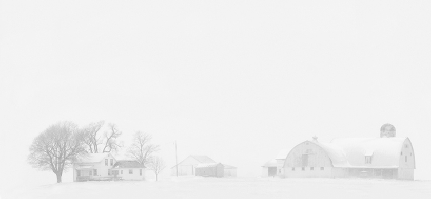 Blizzard Delaware, Ohio Farm Photography