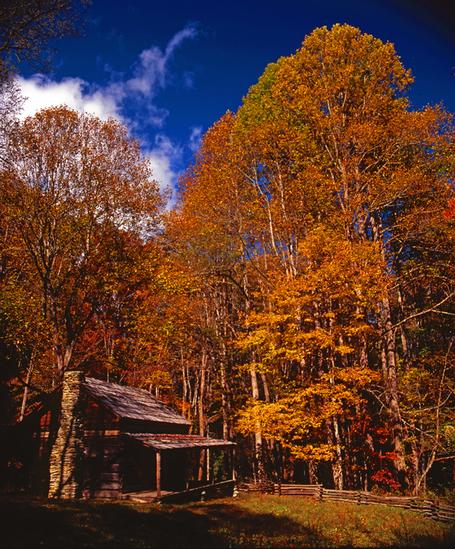 John Cooke's Home Cataloochee Great Smoky Mountains
