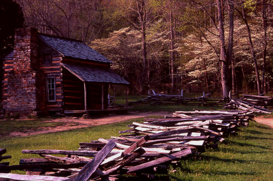 Cabin in the Great Smoky Mountains Photography